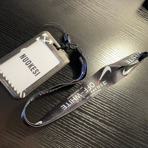 Nike OFF-WHITE lanyard with ID/card holder